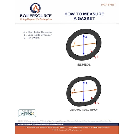 Topog-E(R) Handhole Gasket, Series 180, Black Rubber, 2-1/4 in x 3-1/4 in x 3/8 in, Obround, PK 2, 2PK T180-2-1/4X3-1/4X3/8OB-PK2